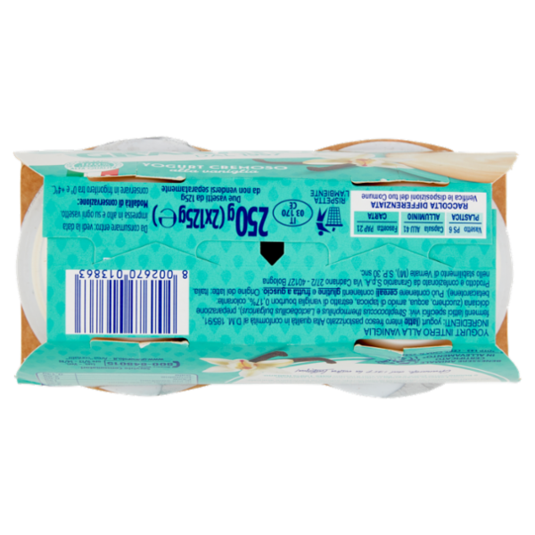 Granarolo Yogurt Cremoso alla vaniglia 2 x 125 g