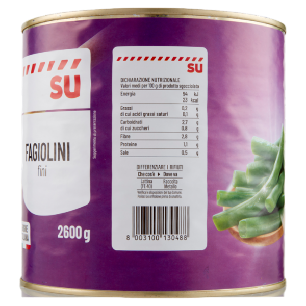 Sù Fagiolini Fini 2600 g