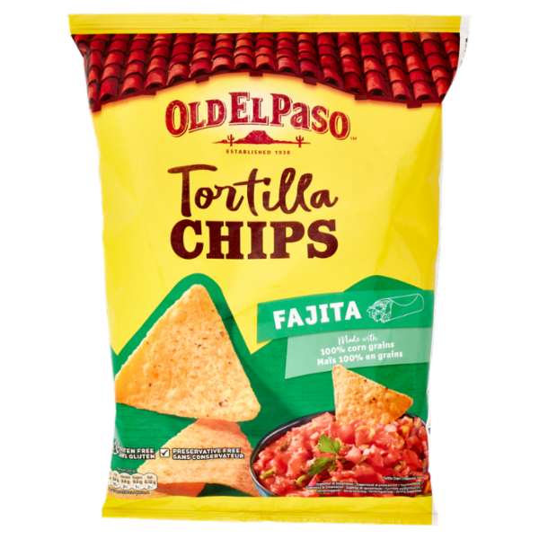 Old El Paso Tortilla Chips Fajita 185 g
