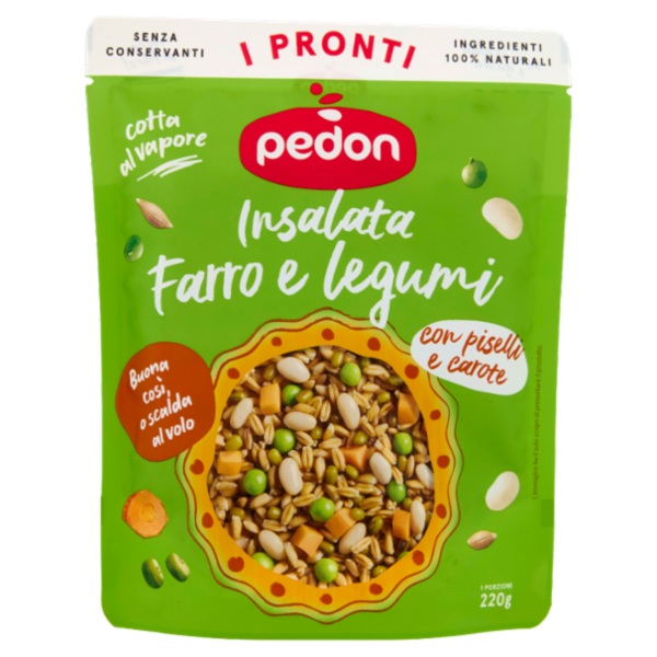pedon I Pronti Insalata Farro e legumi 220 g