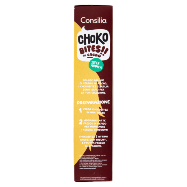 Consilia Choko Bites Palline di Cereali al Cacao 375 g