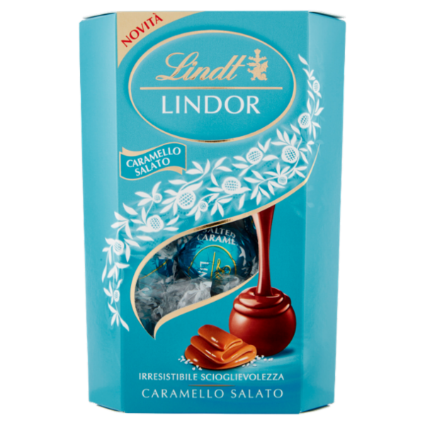 Lindt Lindor Cioccolatini Cioccolato al latte Caramello 200 g