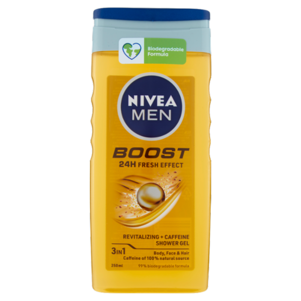 Nivea Men Boost 24H Fresh Effect Shower Gel 250 ml