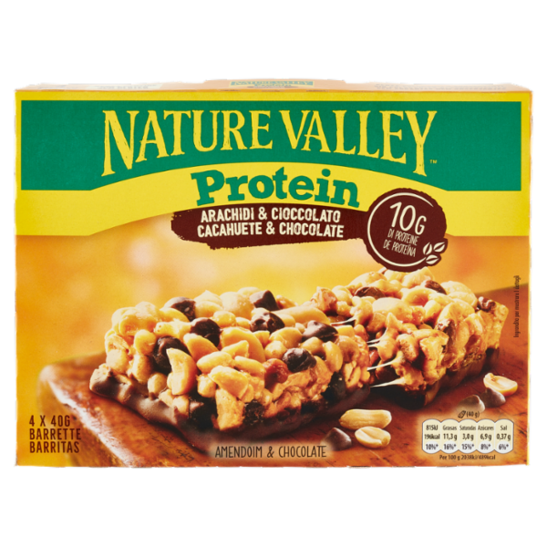 Nature Valley Protein Arachidi & Cioccolato 4 x 40 g