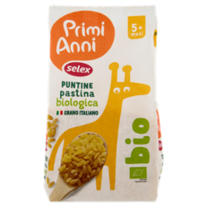 Selex Primi Anni Pastina Per L'Infanzia Puntine Biologica 350 g