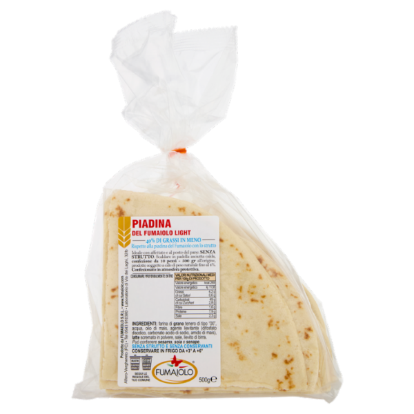 Fumaiolo Piadina del Fumaiolo Light 500 g