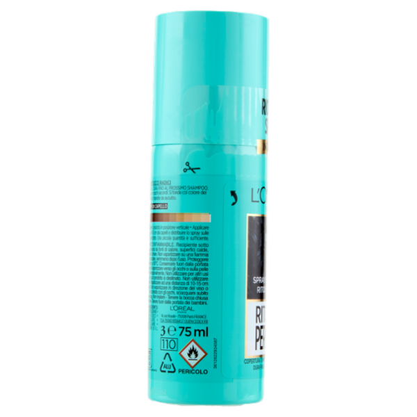 L'Oréal Paris Ritocco Perfetto Spray Istantaneo Ritocco Radici, i Neri, 75 ml
