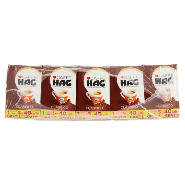 Caffè HAG Classico 5 Vassoi 40 x 6,5 g