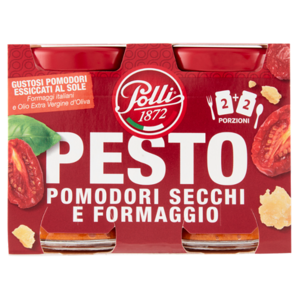 Polli Pesto Pomodori Secchi e Formaggio 2 x 90 g