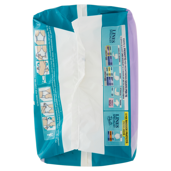 Lines Specialist Unisex Pannoloni a Mutandina Tg. L Super/Maxi 12+2 pz