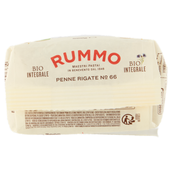 Rummo Bio Integrale Penne Rigate N° 66 500 g