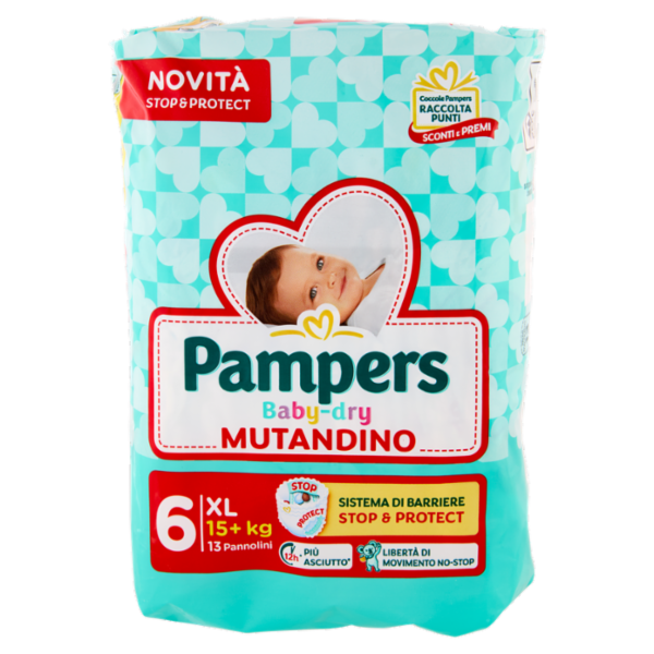 Pampers Baby-dry Mutandino XL 13 pz
