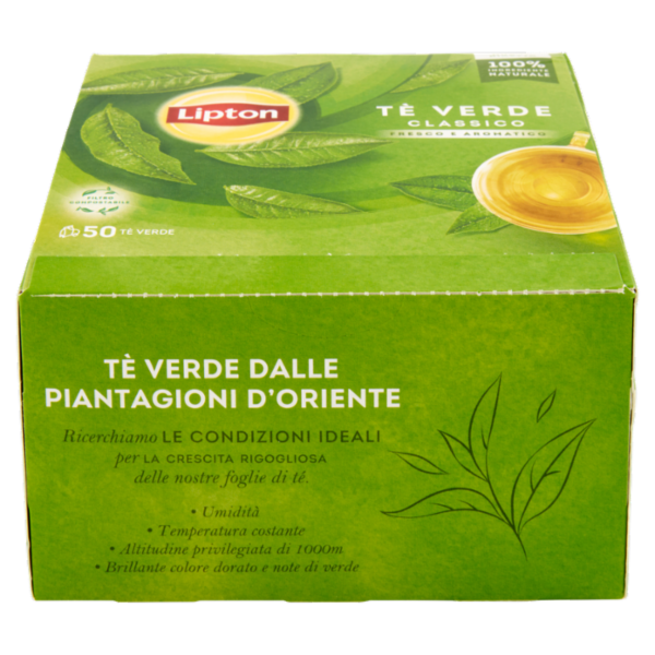 Lipton Tè Verde Classico 50 Filtri 65 g