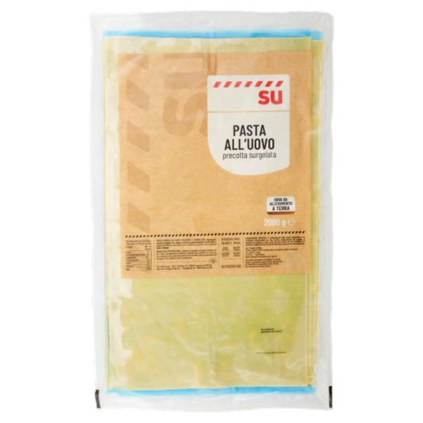Sù Pasta all'Uovo Precotta e Surgelata 2000 g