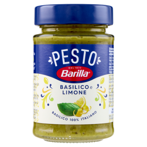 Barilla Pesto Basilico e Limone Condimento e Sugo per Pasta 190g