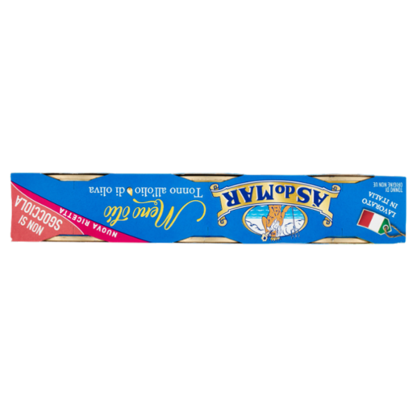 Asdomar Tonno all'olio di oliva Meno olio 3 x 60 g