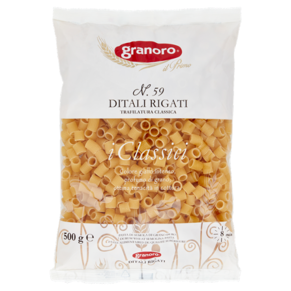 granoro i Classici N. 59 Ditali Rigati 500 g