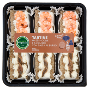 Arturo Vogliazzi Tartine Mazzancolle e Acciughe Con Salsa Al Burro 230 g