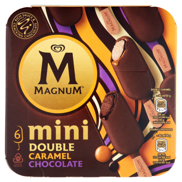 Magnum Mini Double Caramel Chocolate 6 x 50 g