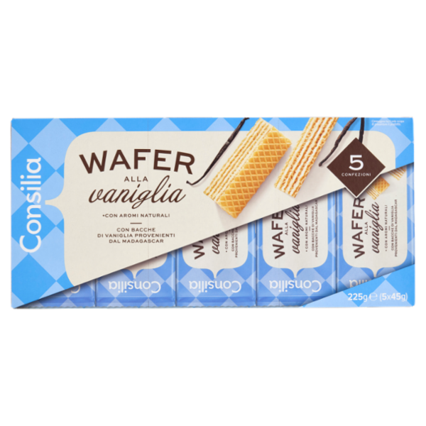 Consilia Wafer alla Vaniglia 5x45 g