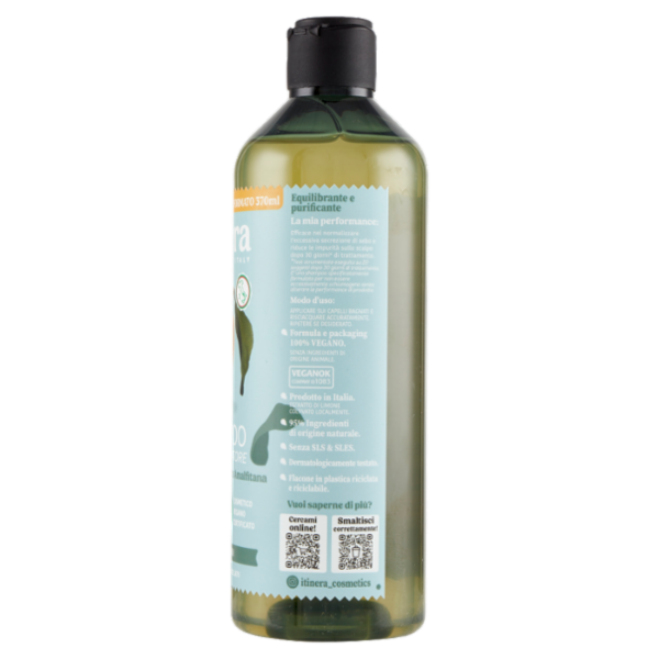 Itinera Shampoo Sebo Regolatore con Limone della costiera Amalfitana 370 ml