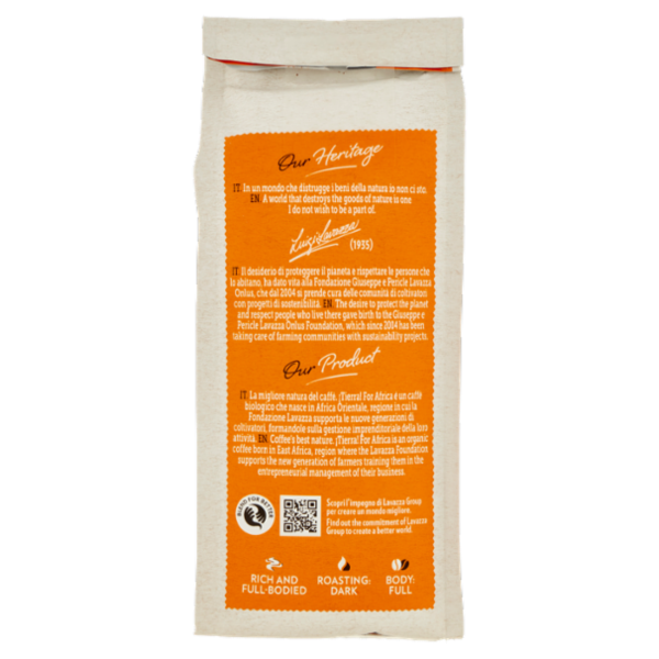 Lavazza iTierra! Bio-Organic For Africa Caffè Macinato 180 g