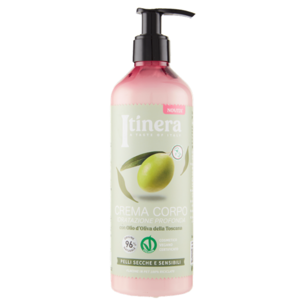 Itinera Crema Corpo Idratazione Profonda con Olio d'Oliva della Toscana 370 ml