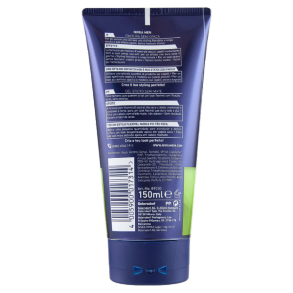 Nivea Men Craft Stylers Elastic Matt Effect Gel 150 ml