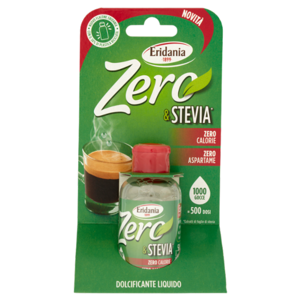 Eridania Zero & Stevia* Dolcificante Liquido 50 ml
