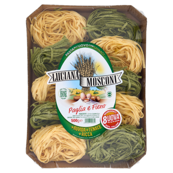 Past all'Uovo con Spinaci Paglia e Fieno 500 g