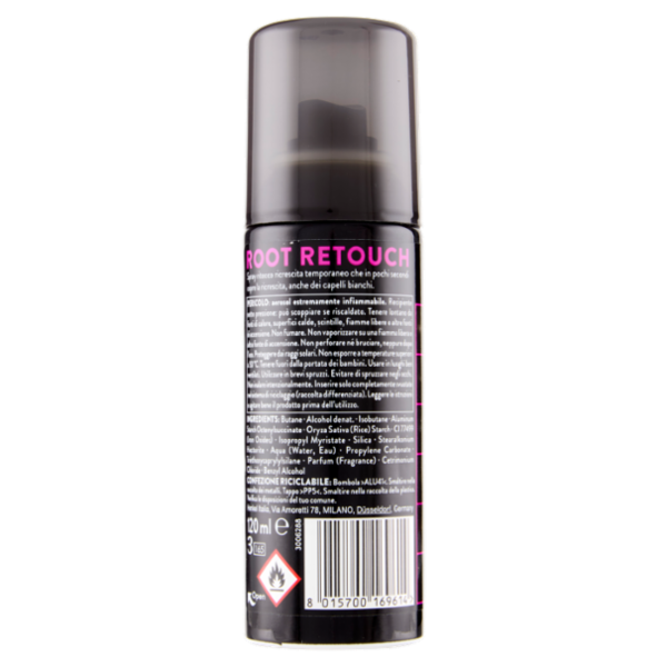 Syoss Root Retouch Colorazione Temporanea Nero 120 ml