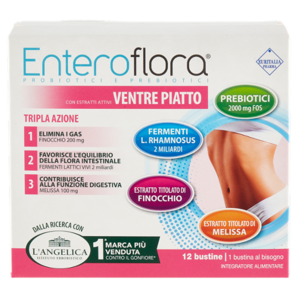 Enteroflora Ventre Piatto 12 x 4 g