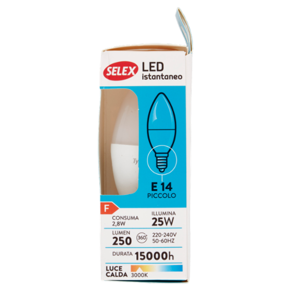 Selex Lampadina Led SMD Mini Oliva E14 3W