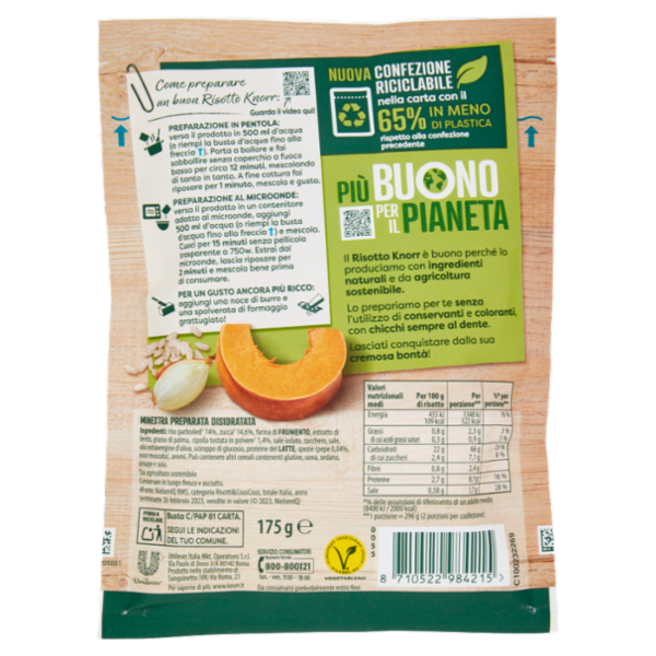 Knorr Risotto Zucca 175 g