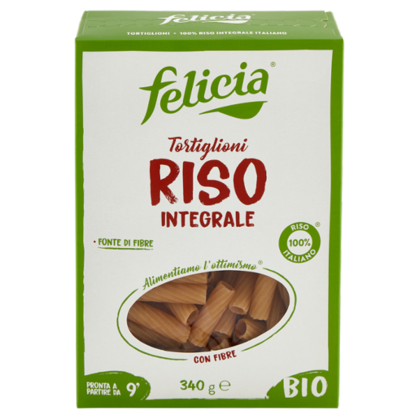 Felicia Bio Tortiglioni Riso Integrale 340 g