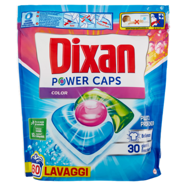 DIXAN PowerCaps Color 60pz (840g)