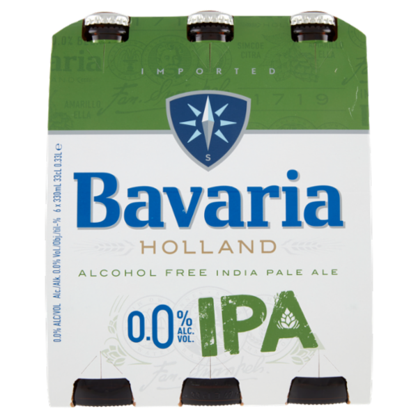 Bavaria 0.0% Birra Analcolica IPA bott.6x330ml