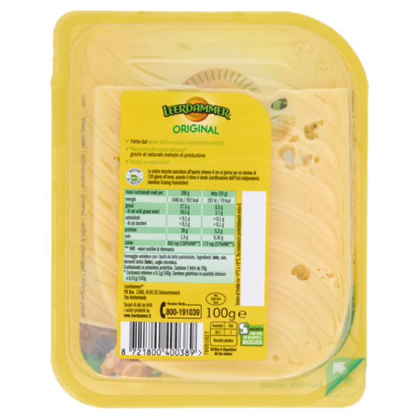 Leerdammer Original Fette 5 x 20 g