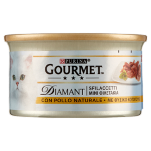 PURINA GOURMET Diamant Sfilaccetti Con Pollo Naturale 85 g