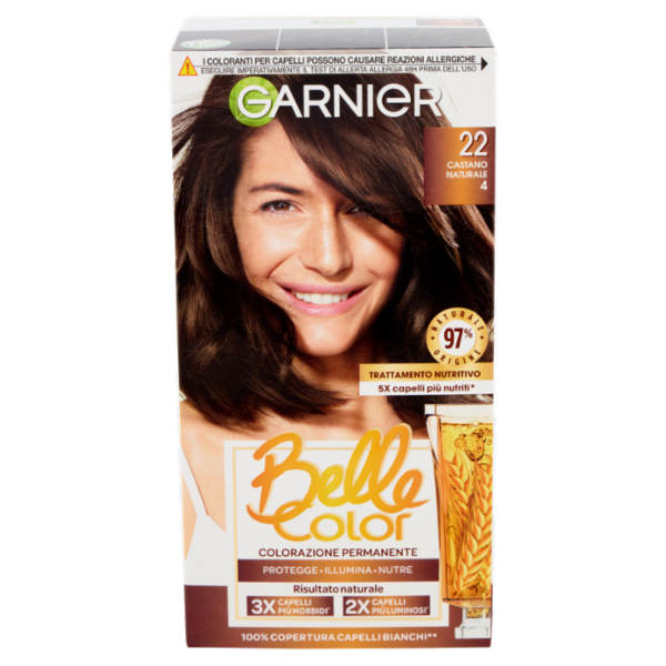 Garnier Belle Color Colorazione Permanente 22 Castano Naturale 4