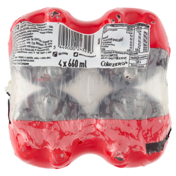 Coca-Cola Zero PET 4 x 66 cl