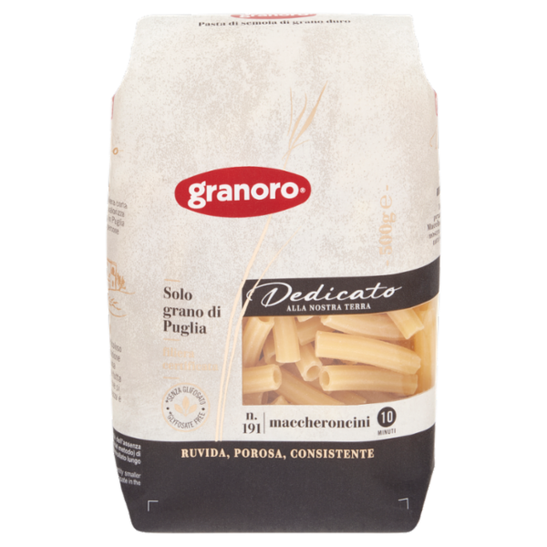 granoro Dedicato n. 191 maccheroncini 500 g