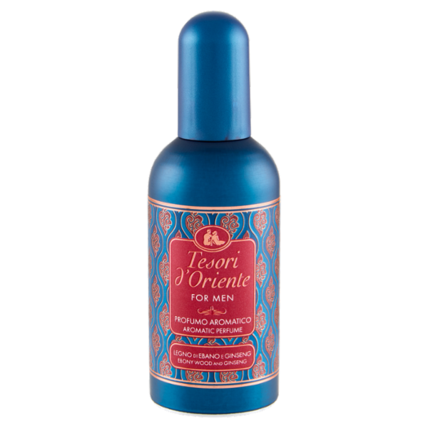 Tesori d'Oriente For Men Profumo Aromatico Legno di Ebano e Ginseng 100 ml