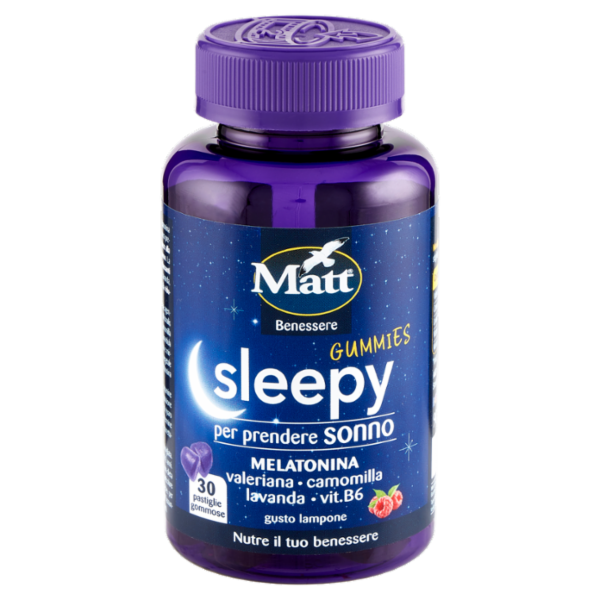 Matt Benessere sleepy Gummies 30 pastiglie gommose 90 g