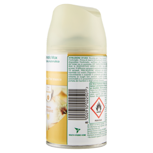 Air Wick Freshmatic Vaniglia e Thè Bianco Spray Automatico per Ambienti Ricarica 250 ml