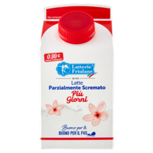 Latterie Friulane Latte Parzialmente Scremato Più Giorni 500 Ml