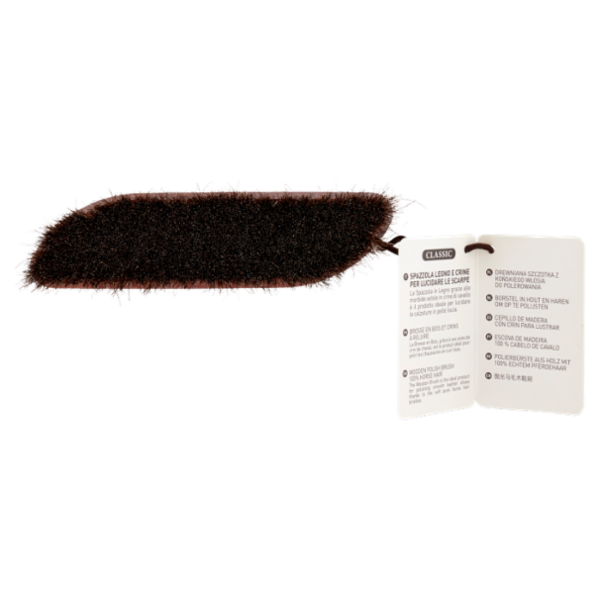 Shoes'Xpert Classic Spazzola Legno e Crine per Lucidare