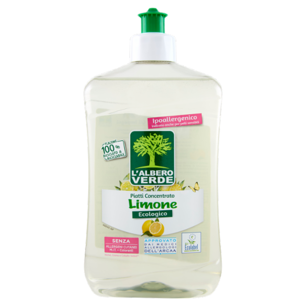 L'Albero Verde Piatti Concentrato Limone 500 ml