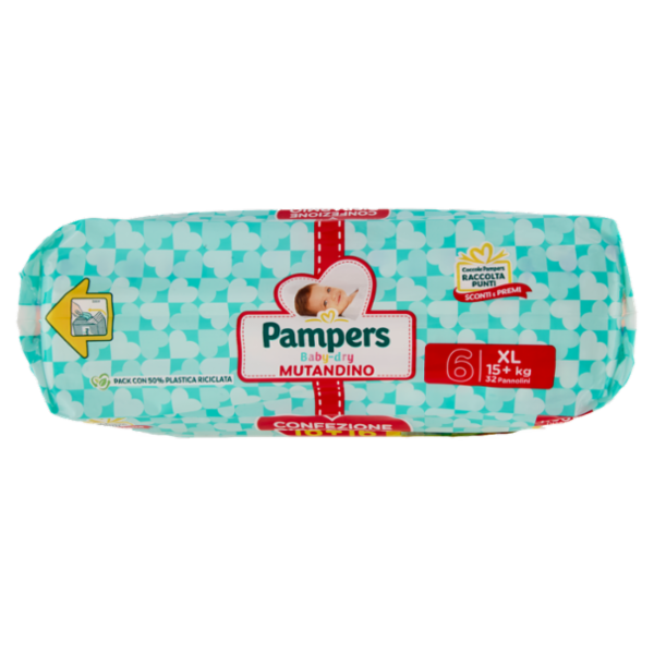 Pampers Baby-dry Mutandino XL 16 + 16 pz