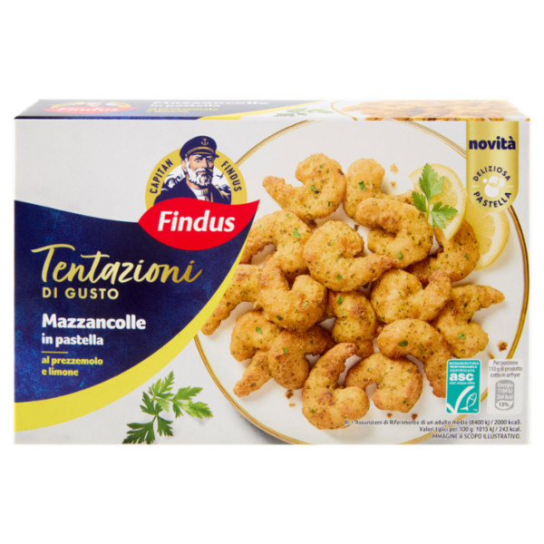 Capitan Findus Tentazioni di Gusto Mazzancolle in Pastella 220 g